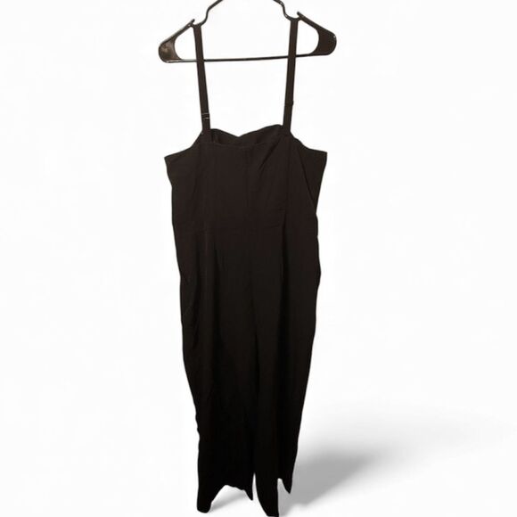 Bar III, Black Jumpsuit with Adjustable/Removable Straps, Plus Size 16W (NWT) - Picture 6 of 7